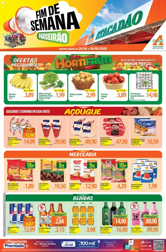 Catálogo Atacadão | Atacadão - Fim de Semana | 2026-08-28T00:00:00.000Z - 2026-08-30T00:00:00.000Z