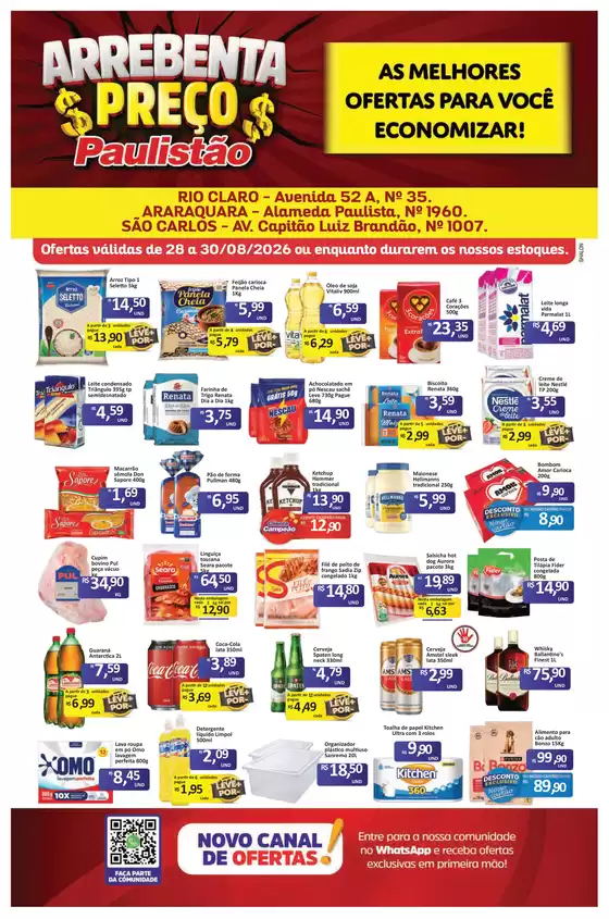 Catálogo Paulistão Atacadista | Ofertas especiais atraentes para todos | 2026-08-28T00:00:00.000Z - 2026-08-30T00:00:00.000Z
