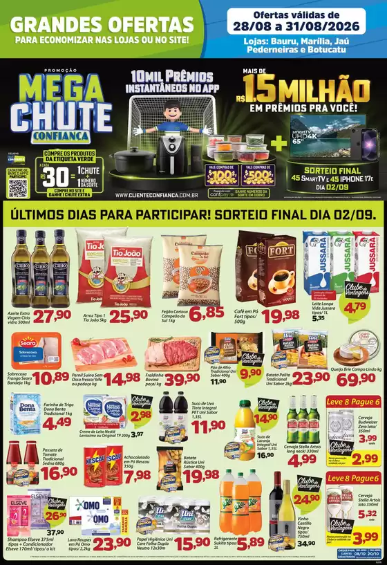 Catálogo Confiança Supermercados | Tabloide rede 2808 2026 WPP | 2026-08-28T00:00:00.000Z - 2026-08-31T00:00:00.000Z