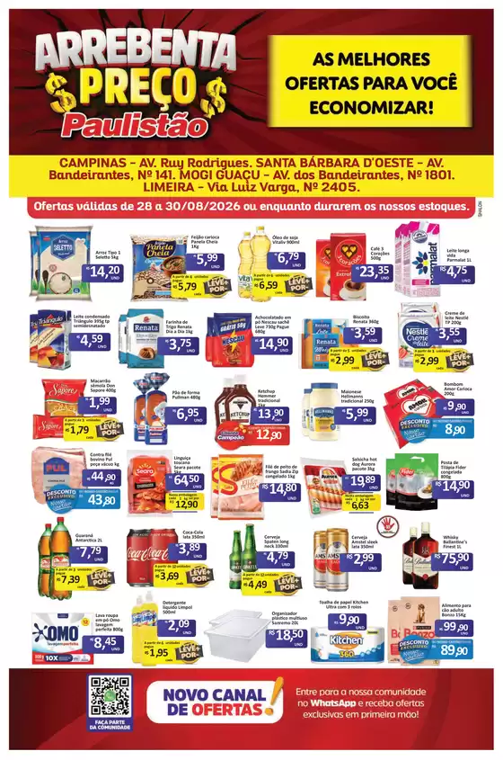 Catálogo Paulistão Atacadista | Ofertas especiais para você | 2026-08-28T00:00:00.000Z - 2026-08-30T00:00:00.000Z