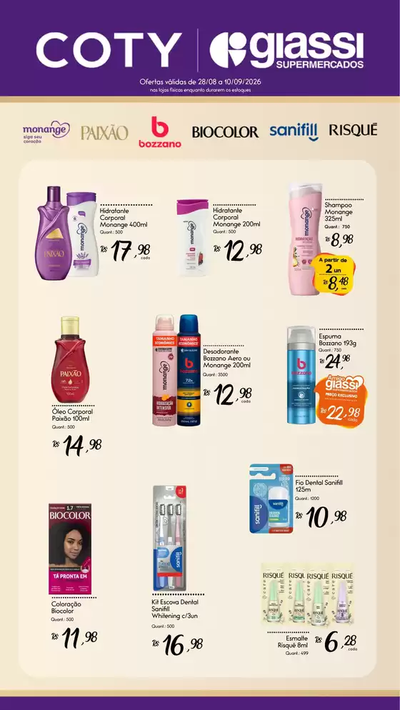 Catálogo Giassi Supermercados | Ótima oferta para caçadores de pechinchas | 2026-08-28T00:00:00.000Z - 2026-09-10T00:00:00.000Z