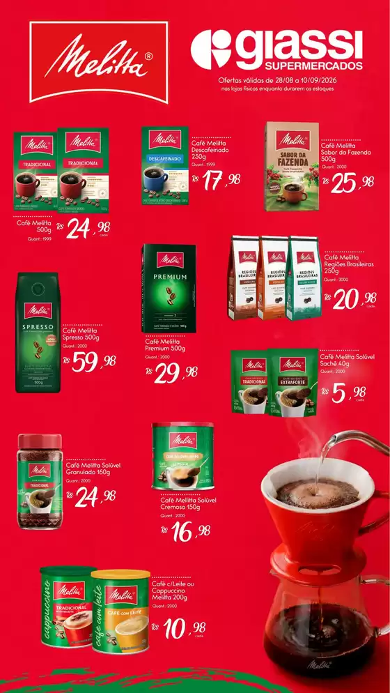 Catálogo Giassi Supermercados | Ofertas exclusivas e pechinchas | 2026-08-28T00:00:00.000Z - 2026-09-10T00:00:00.000Z