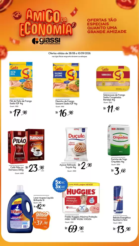Catálogo Giassi Supermercados | Ofertas para caçadores de pechinchas | 2026-08-28T00:00:00.000Z - 2026-09-10T00:00:00.000Z
