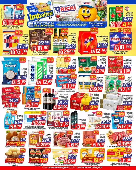 Catálogo Supermercados Gricki | Encarte Supermercados Gricki | 2026-08-28T00:00:00.000Z - 2026-08-30T00:00:00.000Z