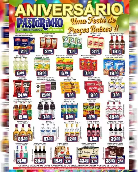 Catálogo Supermercado Pastorinho | Descubra ofertas atraentes | 2026-08-28T00:00:00.000Z - 2026-09-08T00:00:00.000Z