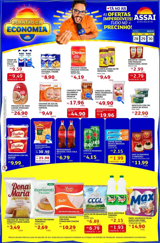 Catálogo Assaí Atacadista | Encarte Assaí Atacadista 49917-442 | 2026-08-28T00:00:00.000Z - 2026-08-30T00:00:00.000Z