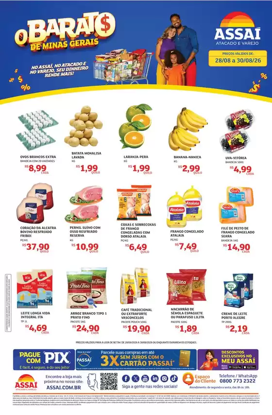 Catálogo Assaí Atacadista | Encarte Assaí Atacadista 170579-589 | 2026-08-28T00:00:00.000Z - 2026-08-30T00:00:00.000Z