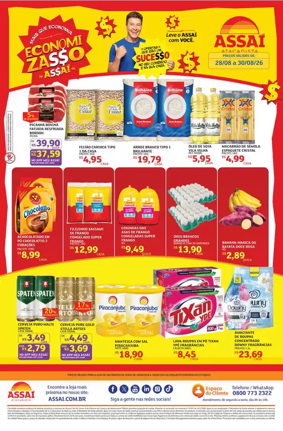 Catálogo Assaí Atacadista | Encarte Assaí Atacadista 170592-639 | 2026-08-28T00:00:00.000Z - 2026-08-30T00:00:00.000Z