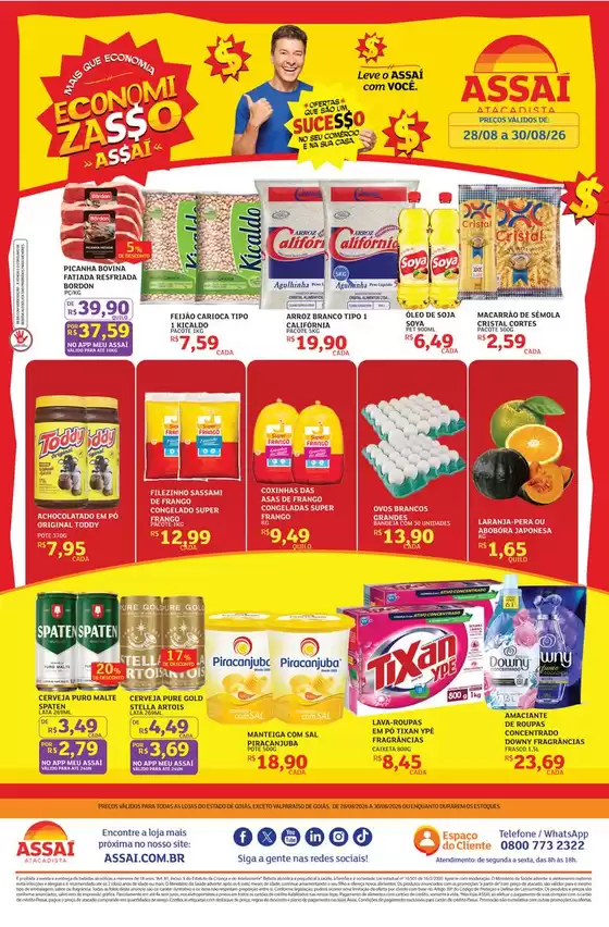 Catálogo Assaí Atacadista | Encarte Assaí Atacadista 170590-638 | 2026-08-28T00:00:00.000Z - 2026-08-30T00:00:00.000Z