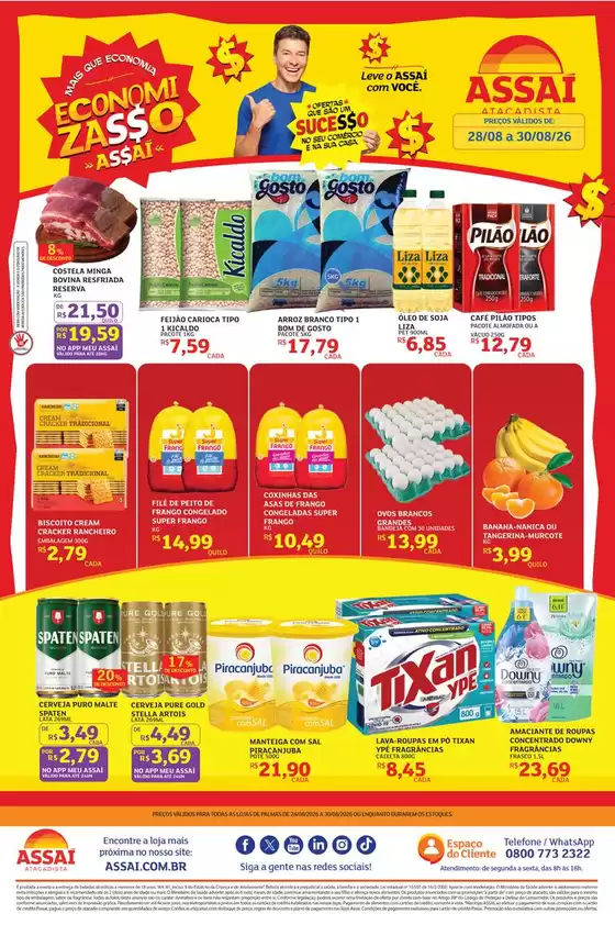 Catálogo Assaí Atacadista | Encarte Assaí Atacadista 170596-536 | 2026-08-28T00:00:00.000Z - 2026-08-30T00:00:00.000Z