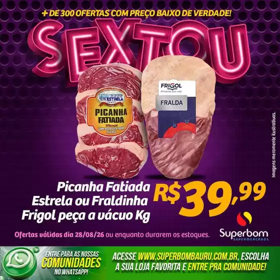 Catálogo Superbom Supermercados | Ofertas exclusivas e pechinchas | 2026-08-28T00:00:00.000Z - 2026-08-28T00:00:00.000Z