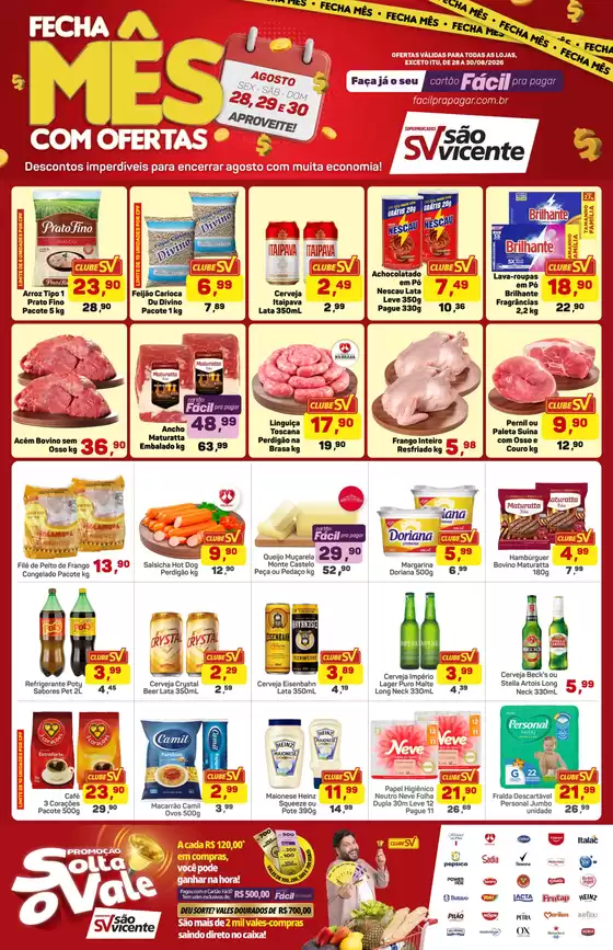 Catálogo Supermercados São Vicente | Promoções especiais em andamento | 2026-08-28T00:00:00.000Z - 2026-08-30T00:00:00.000Z