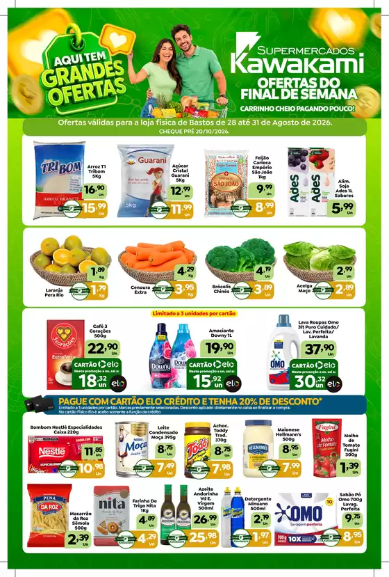 Catálogo Supermercados Kawakami | Ofertas - Bastos | 2026-08-28T00:00:00.000Z - 2026-08-31T00:00:00.000Z