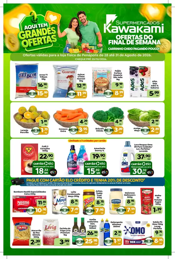 Catálogo Supermercados Kawakami | Ofertas - Penápolis | 2026-08-28T00:00:00.000Z - 2026-08-31T00:00:00.000Z