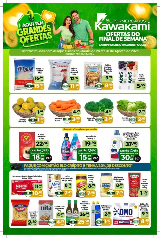 Catálogo Supermercados Kawakami | Ofertas - Marília | 2026-08-28T00:00:00.000Z - 2026-08-31T00:00:00.000Z