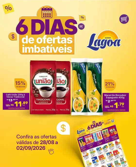 Catálogo Super Lagoa | Promoções especiais em andamento | 2026-08-28T00:00:00.000Z - 2026-09-02T00:00:00.000Z