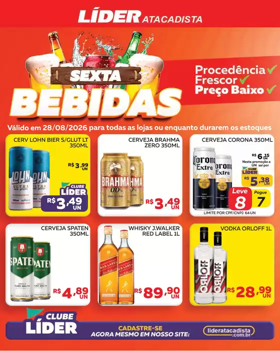 Catálogo Líder Atacadista | Cópia encarte sexta das carnes e be | 2026-08-28T00:00:00.000Z - 2026-08-28T00:00:00.000Z