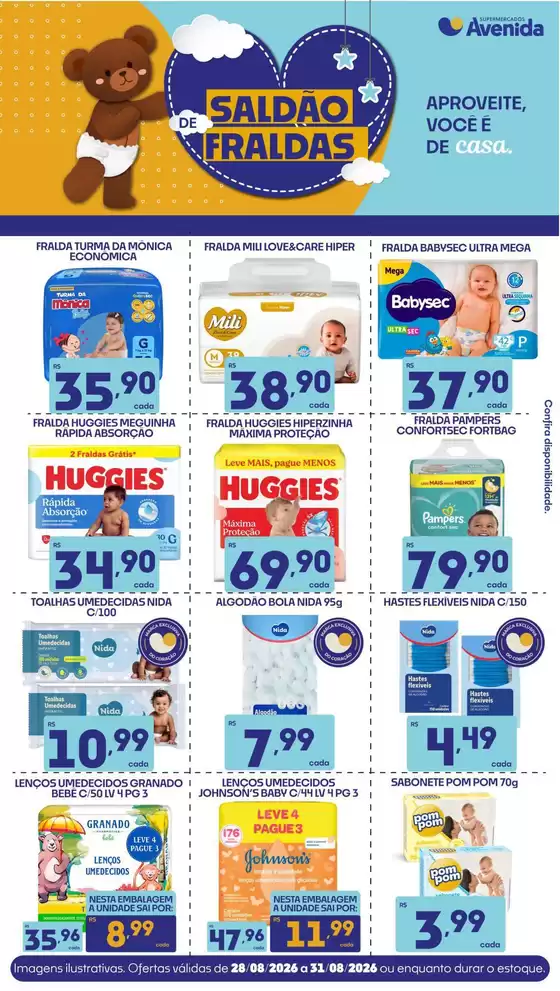 Catálogo Supermercados Avenida | Descubra ofertas atraentes | 2026-08-28T00:00:00.000Z - 2026-08-31T00:00:00.000Z