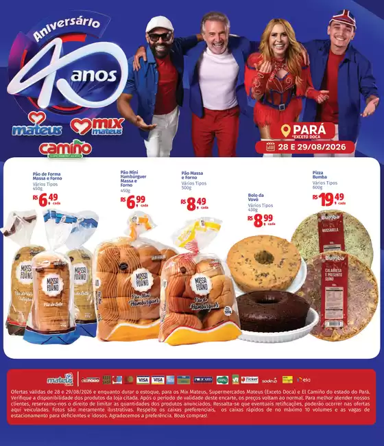 Catálogo Supermercados Mateus | Padaria | 2026-08-28T00:00:00.000Z - 2026-08-29T00:00:00.000Z