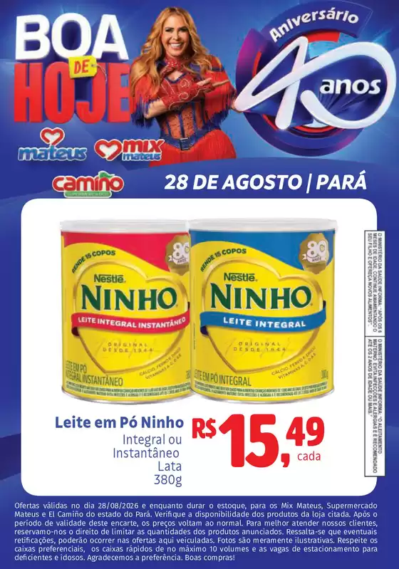 Catálogo Supermercados Mateus | Boa de hoje | 2026-08-28T00:00:00.000Z - 2026-08-28T00:00:00.000Z