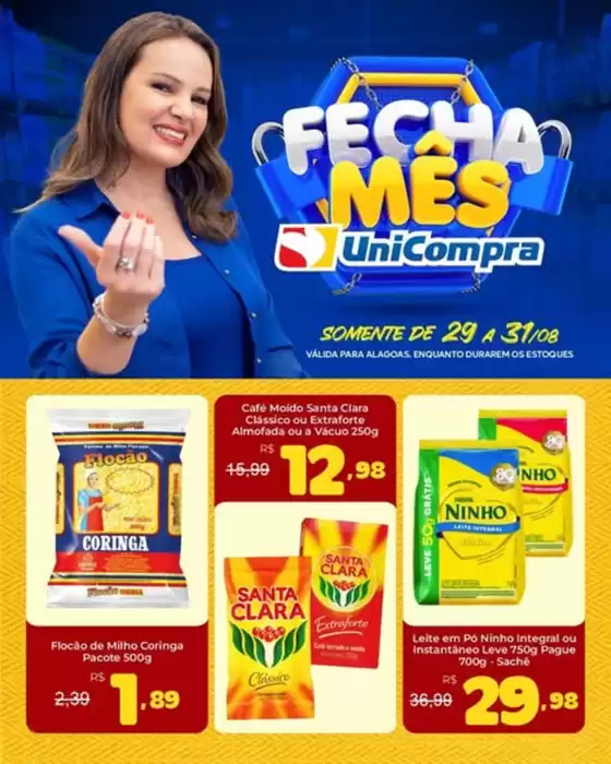 Catálogo Unicompra | Fecha Mês | 2026-08-31T00:00:00.000Z - 2026-08-31T00:00:00.000Z