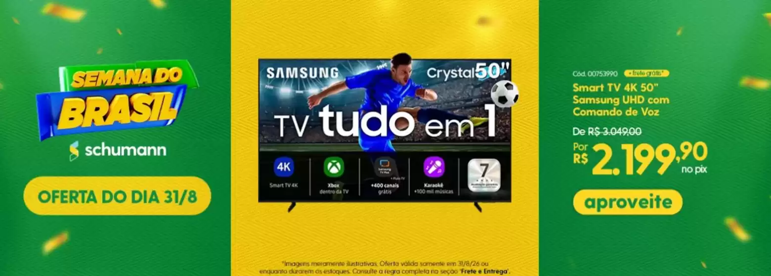 Catálogo Schumann em Osasco | Ofertas Schumann | 2026-08-31T00:00:00.000Z - 2026-09-07T00:00:00.000Z
