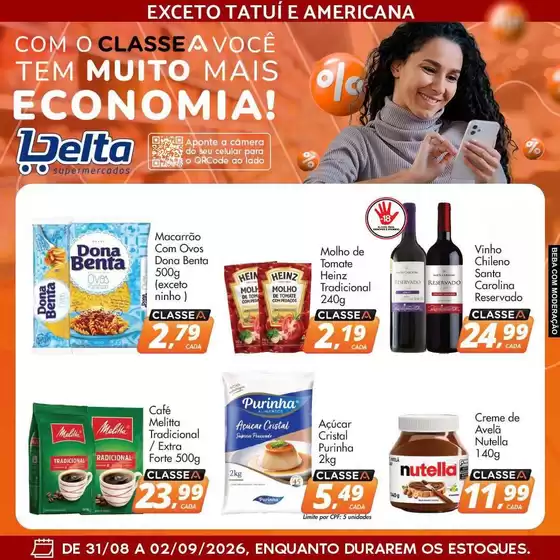 Catálogo Delta Supermercados | Ótima oferta para todos os clientes | 2026-08-31T00:00:00.000Z - 2026-09-02T00:00:00.000Z