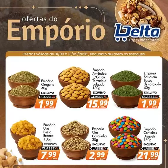 Catálogo Delta Supermercados | Ofertas exclusivas para nossos clientes | 2026-08-31T00:00:00.000Z - 2026-09-13T00:00:00.000Z