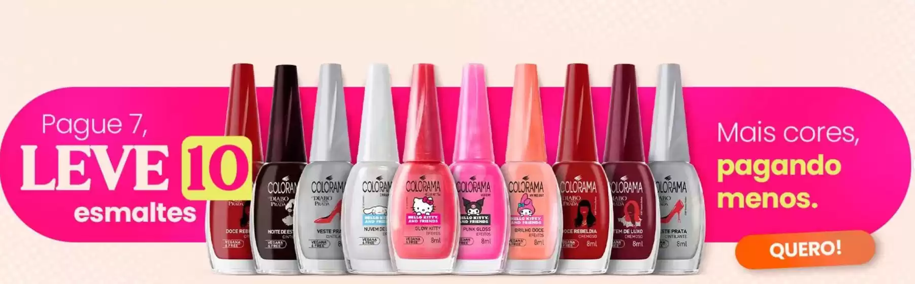 Catálogo Perfumaria Sumirê | Pague 7, leve 10 esmaltes ! | 2026-08-31T00:00:00.000Z - 2026-09-18T00:00:00.000Z