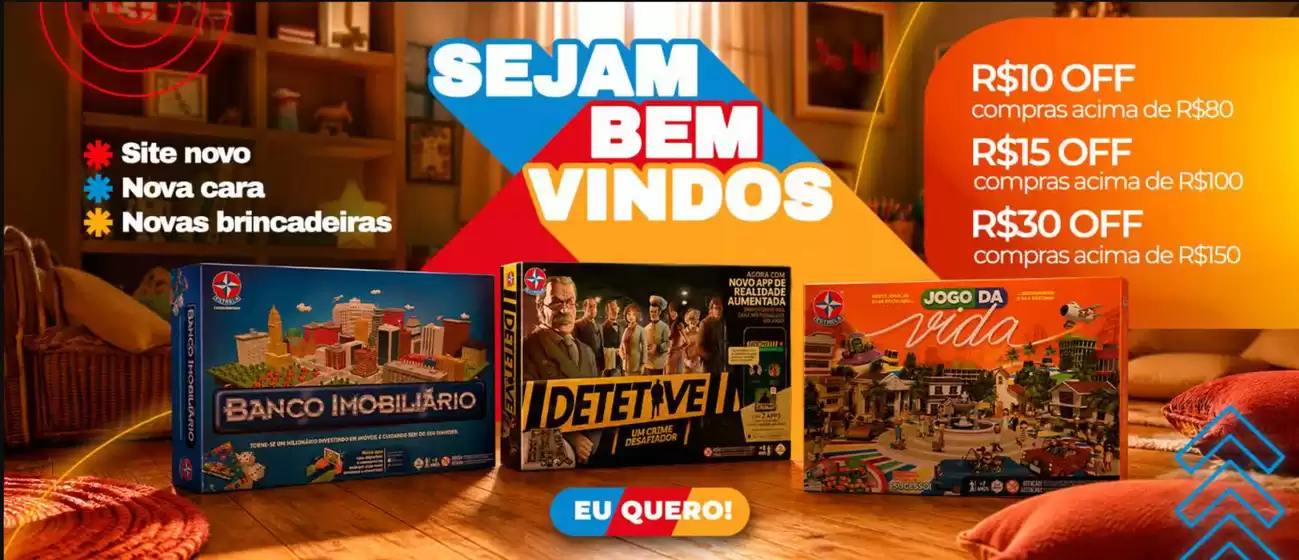 Catálogo Brinquedos Estrela | Seja bem vindos ! | 2026-08-31T00:00:00.000Z - 2026-09-19T00:00:00.000Z