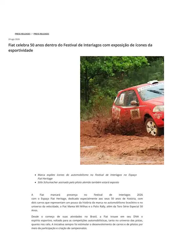 Catálogo Fiat | Fiat celebra | 2026-08-31T00:00:00.000Z - 2026-12-31T00:00:00.000Z