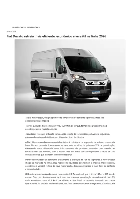 Catálogo Fiat | Fiat Ducato | 2026-08-31T00:00:00.000Z - 2026-12-31T00:00:00.000Z
