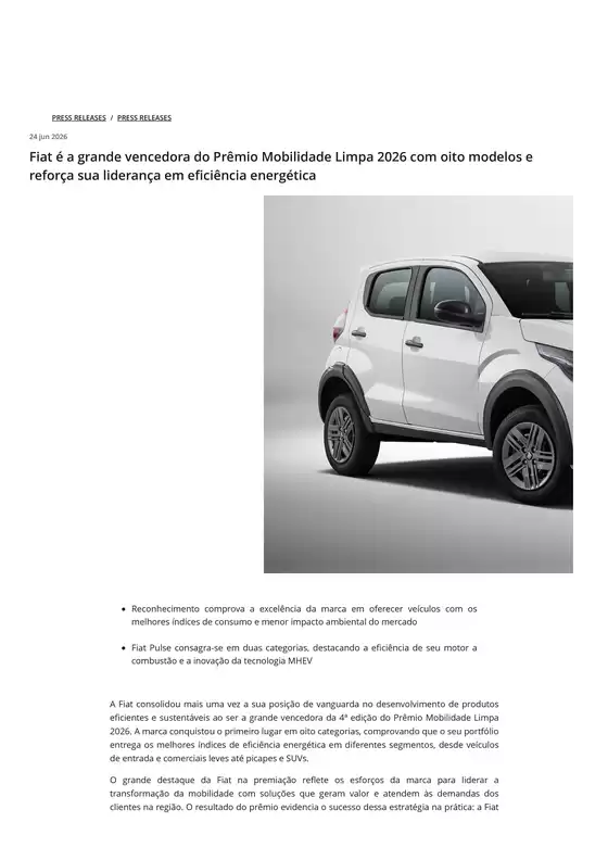 Catálogo Fiat | Fiat Mobi | 2026-08-31T00:00:00.000Z - 2026-12-31T00:00:00.000Z