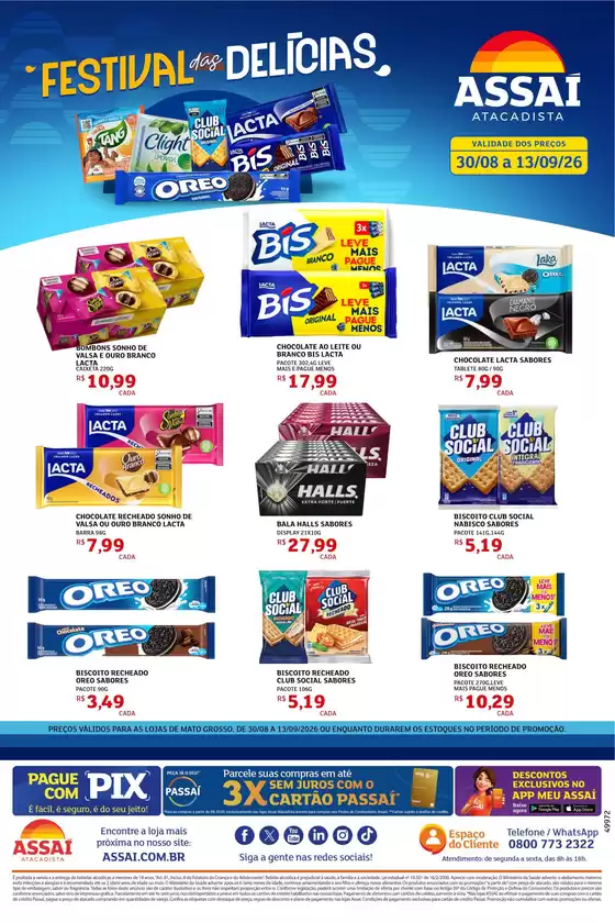Catálogo Assaí Atacadista | Encarte Assaí Atacadista 49972-38 | 2026-08-31T00:00:00.000Z - 2026-09-13T00:00:00.000Z