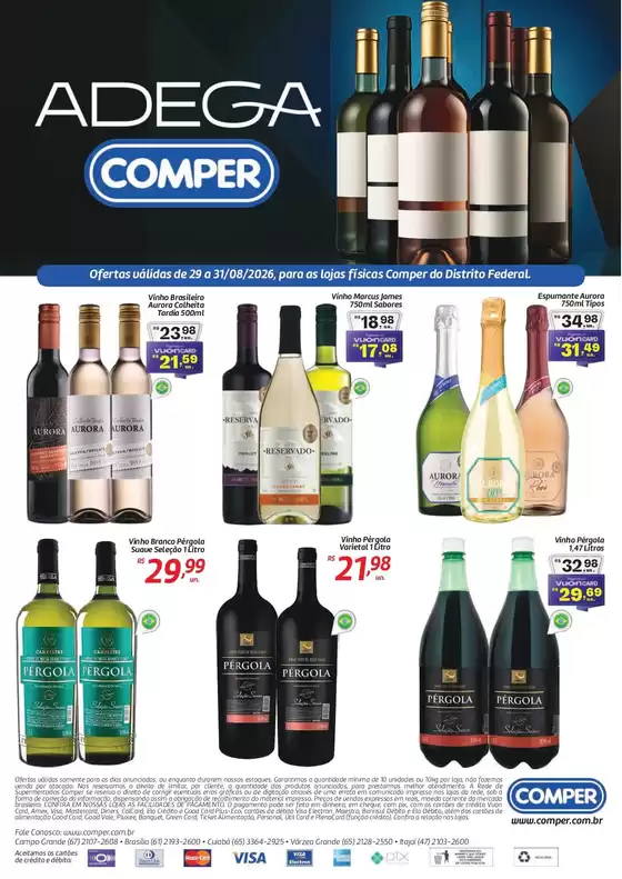 Catálogo Comper | Ofertas Adega | 2026-08-31T00:00:00.000Z - 2026-08-31T00:00:00.000Z