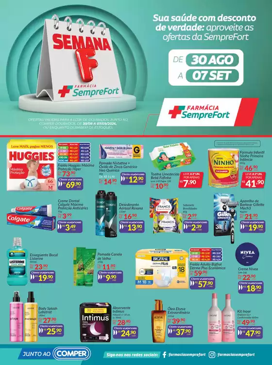 Catálogo Farmácia SempreFort | SempreFort - Dourados - MS | 2026-08-30T00:00:00.000Z - 2026-09-07T00:00:00.000Z