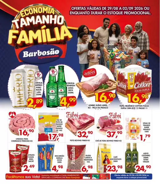 Catálogo Barbosão Extra Supermercados | Ofertas Barbosão Extra Supermercados | 2026-08-29T00:00:00.000Z - 2026-09-02T00:00:00.000Z