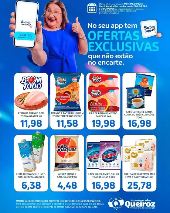 Catálogo Supermercados Queiroz | Pechinchas e ofertas atuais | 2026-08-27T00:00:00.000Z - 2026-09-02T00:00:00.000Z