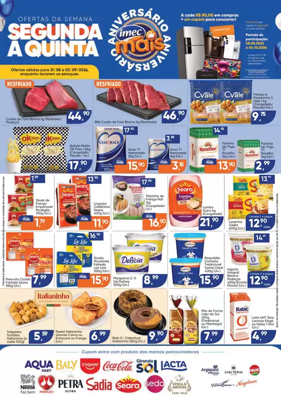 Catálogo Imec Supermercados em Encantado | BAIXA 16560 IMEC Ofertas da Semana 3108 a 03092026 | 2026-08-31T00:00:00.000Z - 2026-09-03T00:00:00.000Z