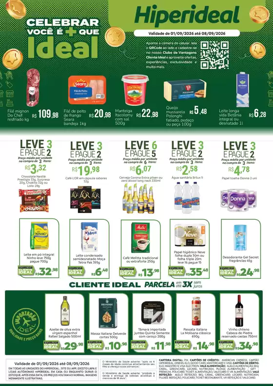 Catálogo Hiperideal Supermercados | Ofertas Hiperideal Supermercados | 2026-09-01T00:00:00.000Z - 2026-09-08T00:00:00.000Z