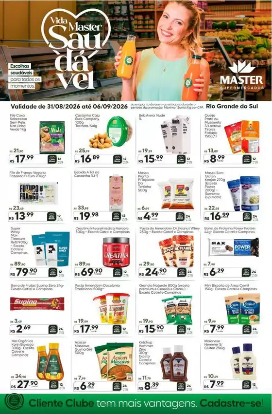 Catálogo Master Supermercados | Master RS saudavel | 2026-08-31T00:00:00.000Z - 2026-09-06T00:00:00.000Z