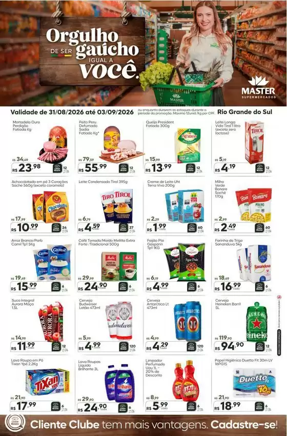 Catálogo Master Supermercados | Semanal master RS | 2026-08-31T00:00:00.000Z - 2026-09-03T00:00:00.000Z