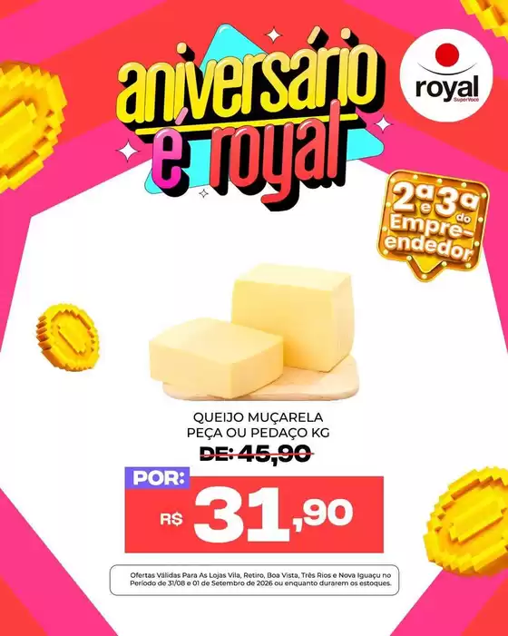 Catálogo Royal Supermercados | Ótima oferta para caçadores de pechinchas | 2026-08-31T00:00:00.000Z - 2026-09-01T00:00:00.000Z