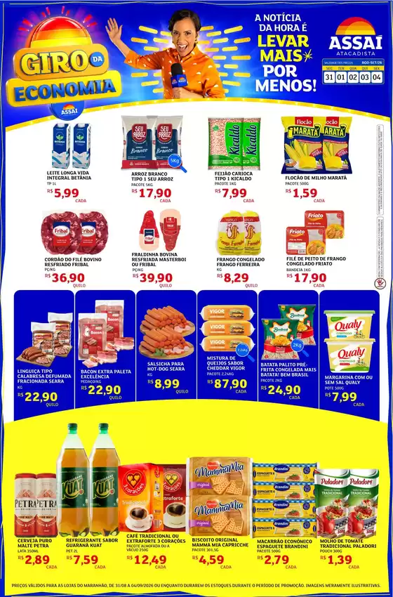 Catálogo Assaí Atacadista | Encarte Assaí Atacadista 49895-357 | 2026-08-31T00:00:00.000Z - 2026-09-04T00:00:00.000Z