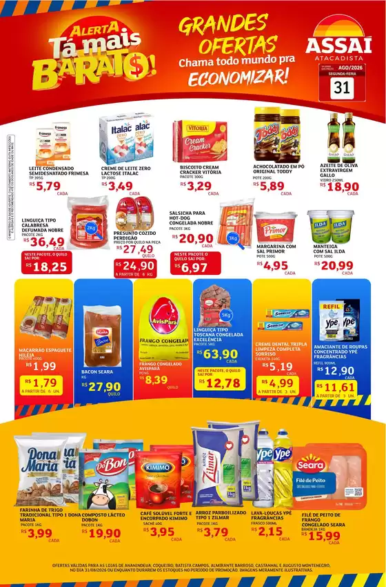 Catálogo Assaí Atacadista | Encarte Assaí Atacadista 49923-63 | 2026-08-31T00:00:00.000Z - 2026-08-31T00:00:00.000Z