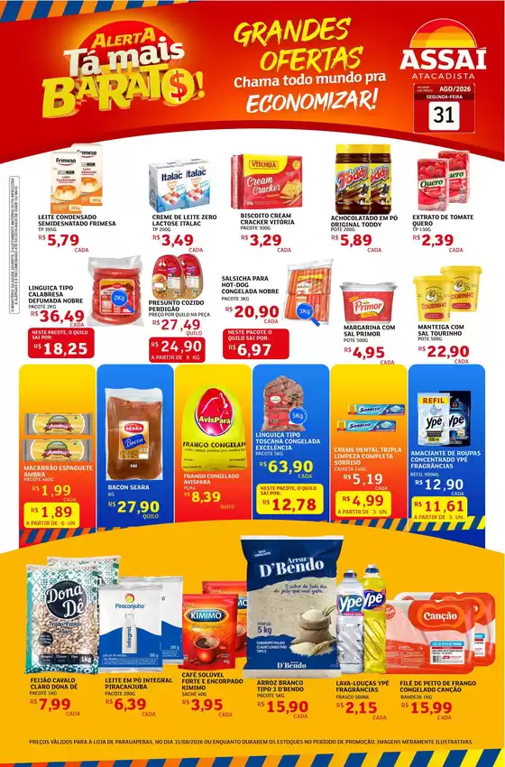 Catálogo Assaí Atacadista | Encarte Assaí Atacadista 49923-64 | 2026-08-31T00:00:00.000Z - 2026-08-31T00:00:00.000Z