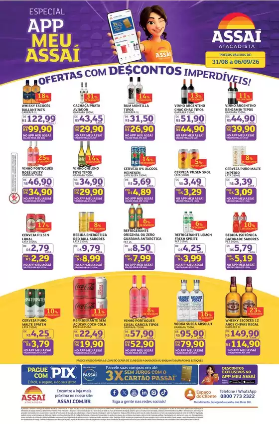 Catálogo Assaí Atacadista | Encarte Assaí Atacadista 170655-544 | 2026-08-31T00:00:00.000Z - 2026-09-06T00:00:00.000Z