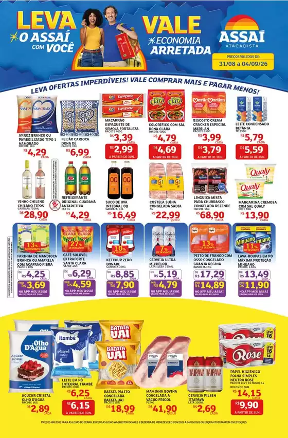 Catálogo Assaí Atacadista | Encarte Assaí Atacadista 170654-580 | 2026-08-31T00:00:00.000Z - 2026-09-04T00:00:00.000Z