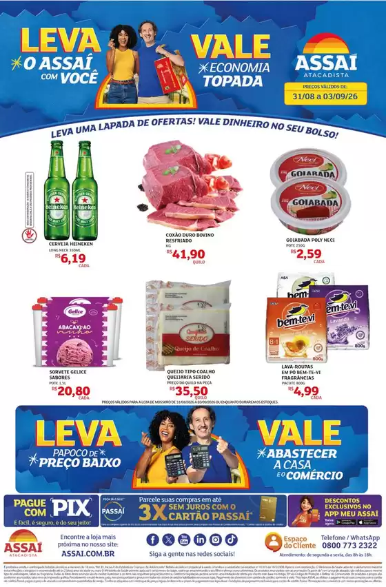 Catálogo Assaí Atacadista | Encarte Assaí Atacadista 170663-633 | 2026-08-31T00:00:00.000Z - 2026-09-03T00:00:00.000Z