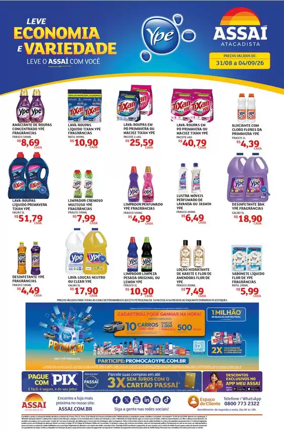 Catálogo Assaí Atacadista | Encarte Assaí Atacadista 170675-571 | 2026-08-31T00:00:00.000Z - 2026-09-04T00:00:00.000Z